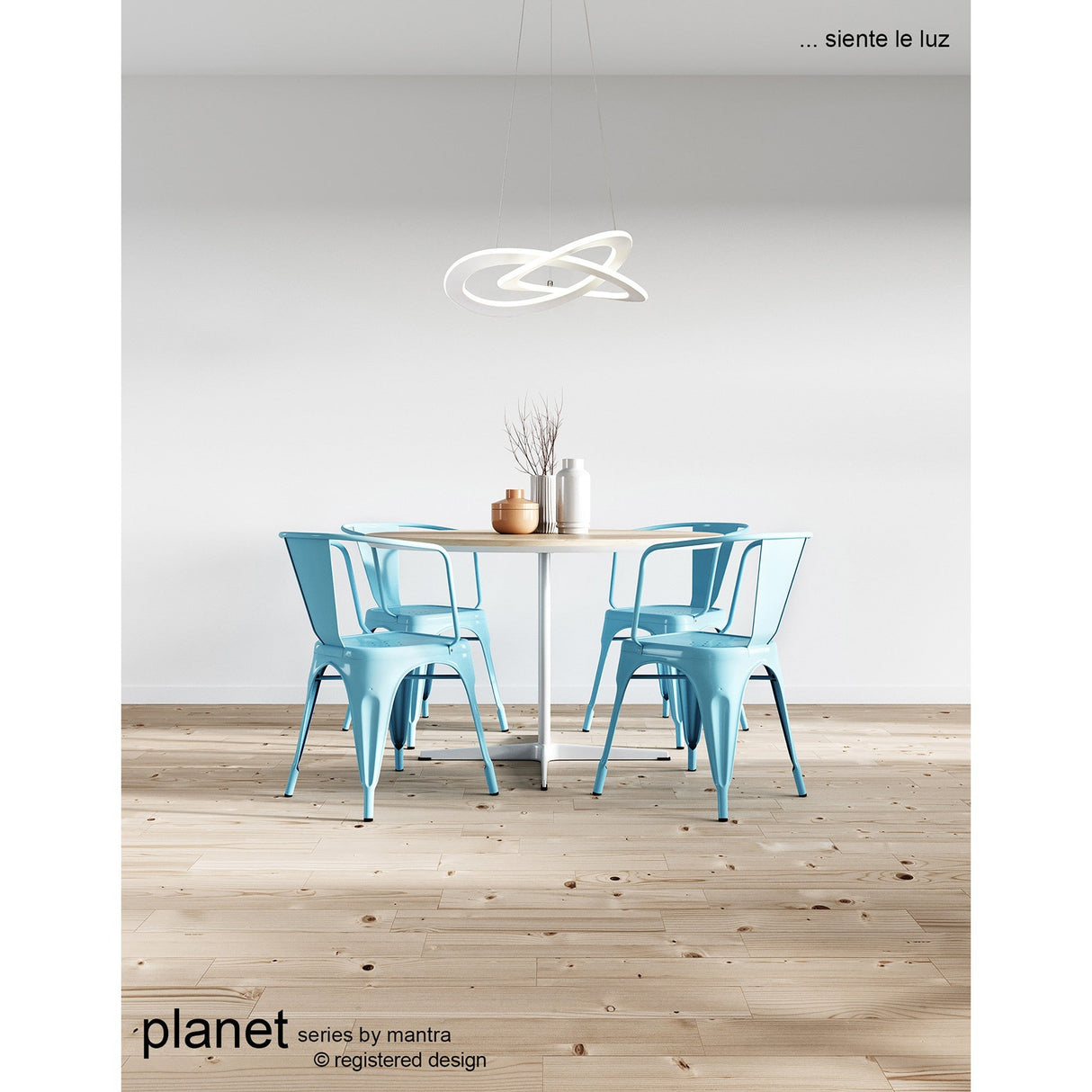 Planet 49cm LED Suspension Light 40W 3000K - White