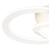 Planet LED Semi-Flush Ceiling Light 3000K 80W - White