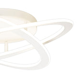 Planet LED Semi-Flush Ceiling Light 3000K 80W - White