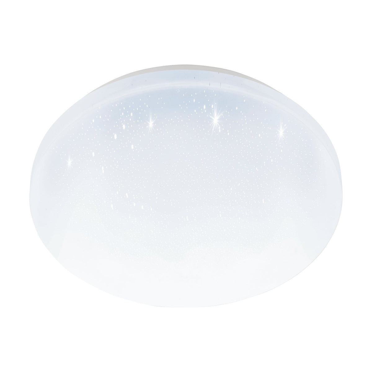 Pogliola-E Crystal Effect LED Flush Ceiling Light 26cm Cool White