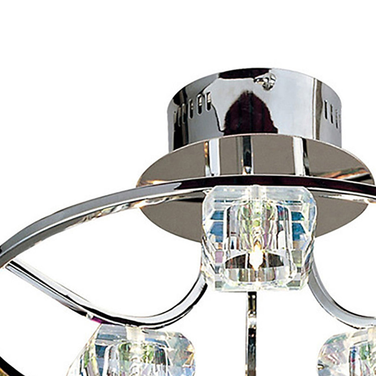 Polana 6 Light Semi-Flush Ceiling Light - Polished Chrome