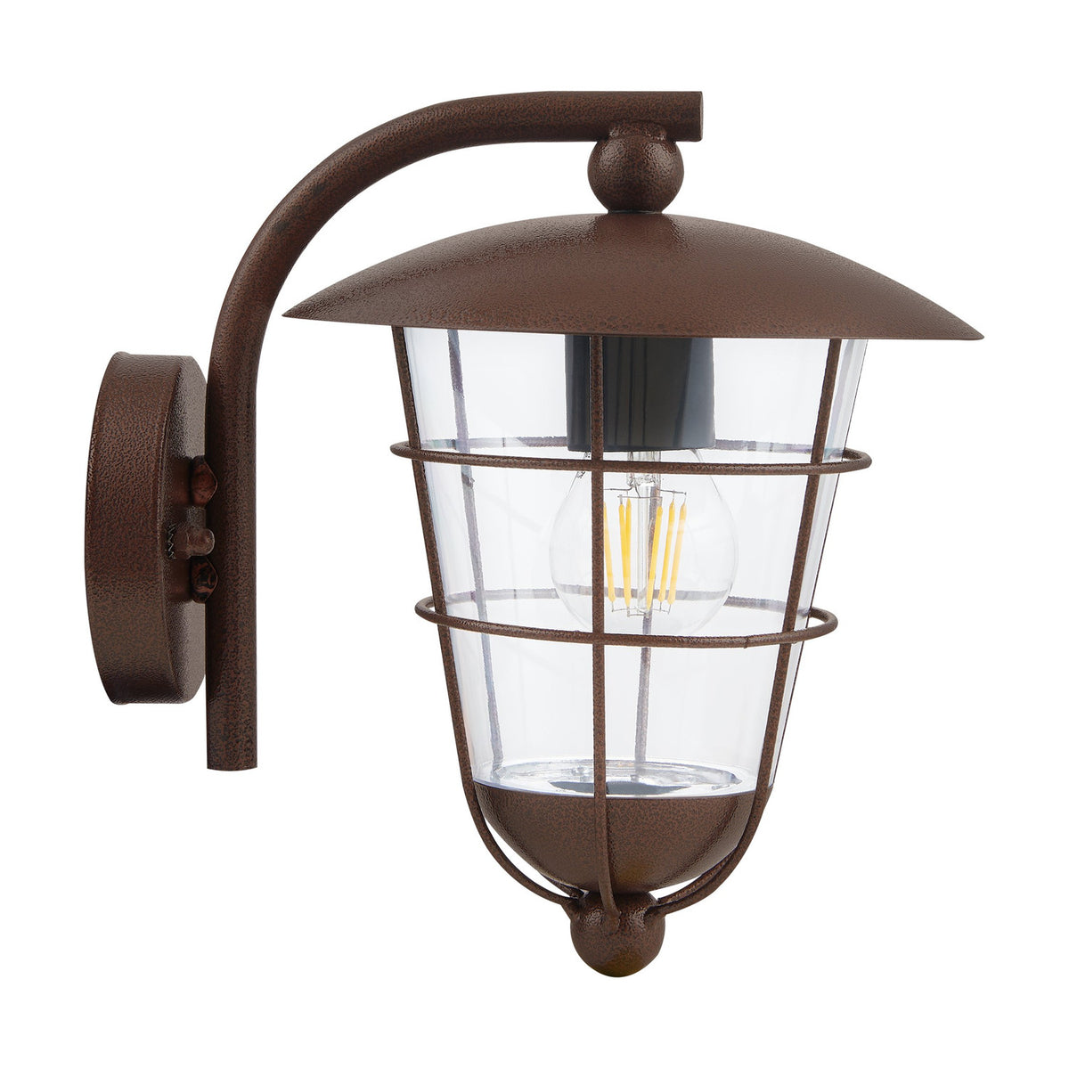 Pranvette Outdoor Wall Light - Brown