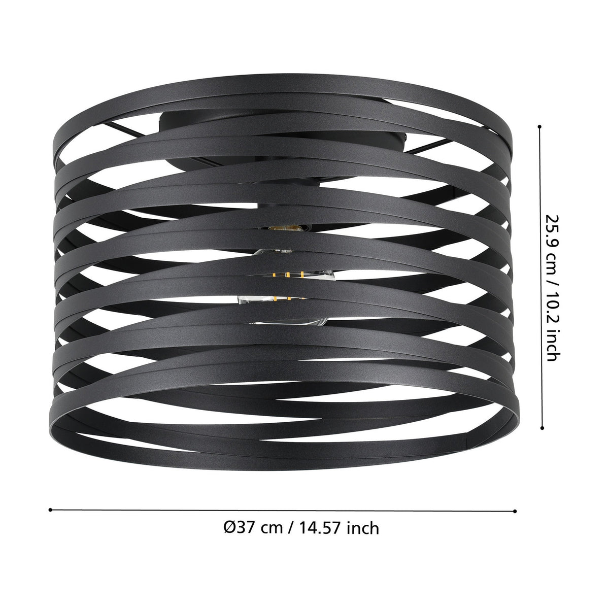 Pranvorne Ceiling Light - Black