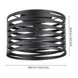 Pranvorne Ceiling Light - Black