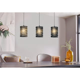 Pranvorne Linear Pendant Light - Black