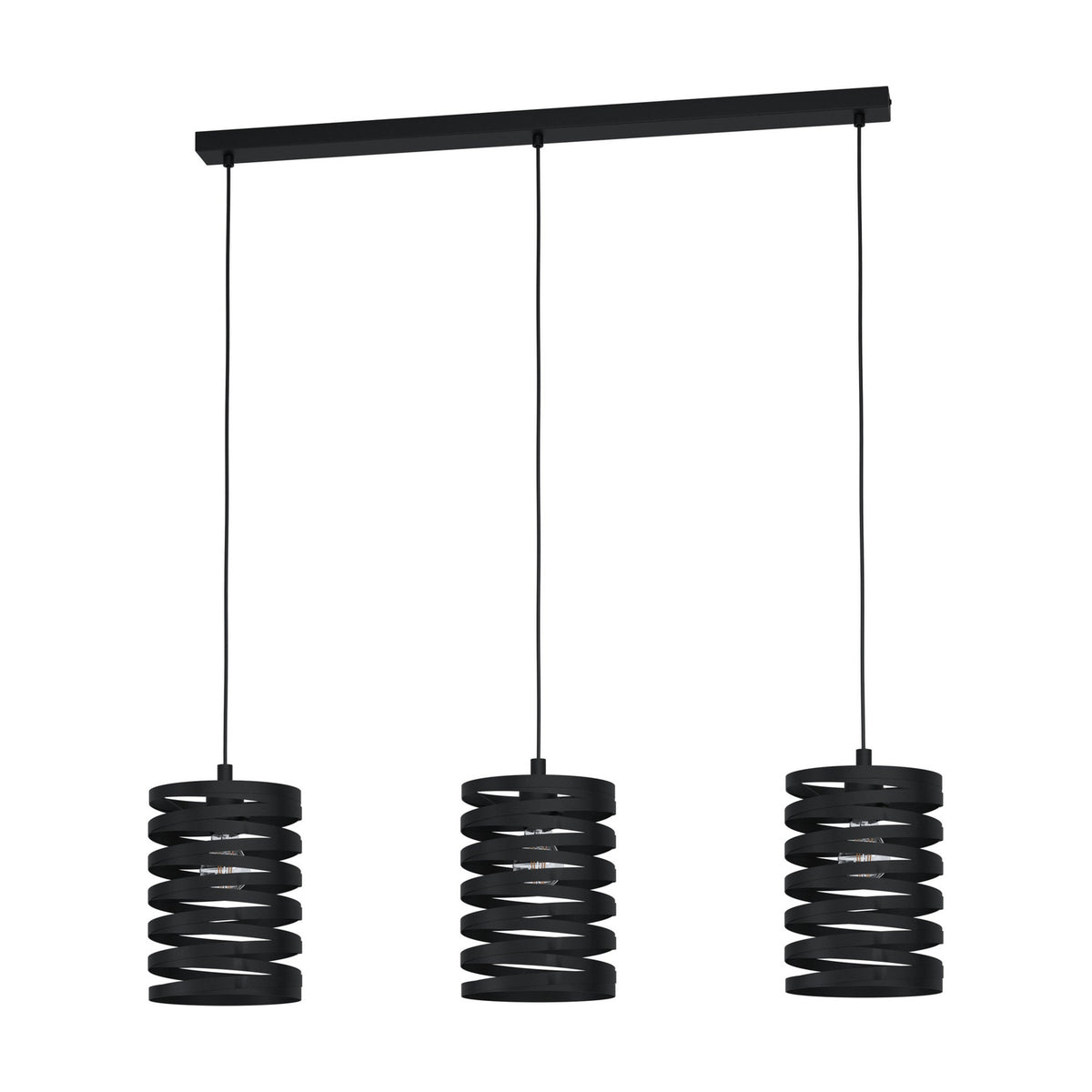 Pranvorne Linear Pendant Light - Black