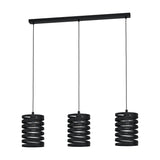 Pranvorne Linear Pendant Light - Black