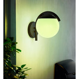 Prata Vecchia Outdoor Wall Light - Black