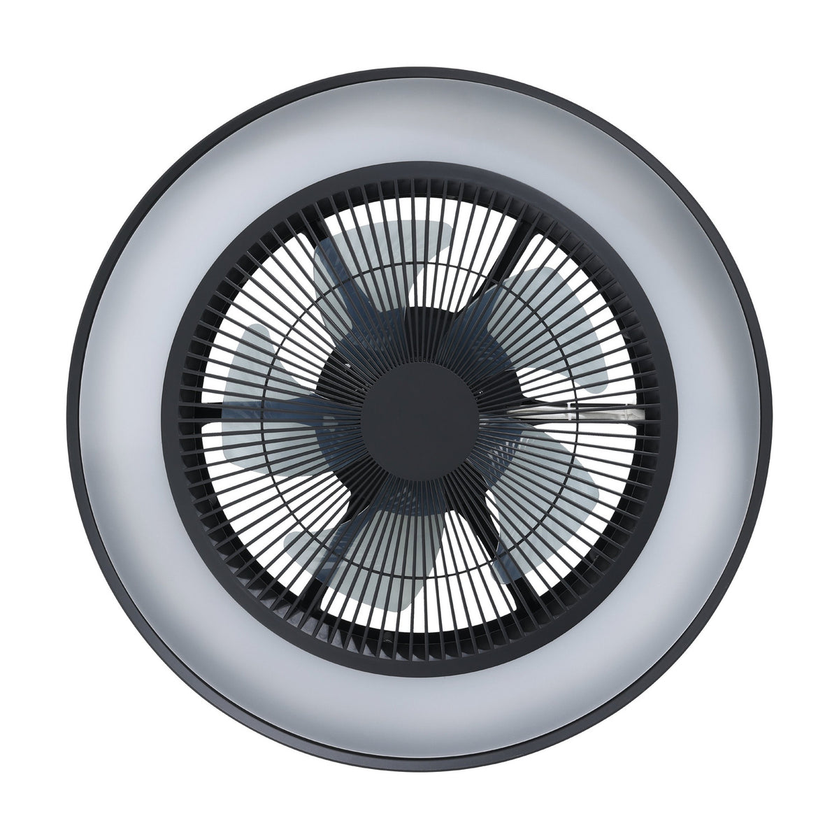 Pravenne Colour Changing Ceiling Fan with Light - Matt Black