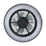 Pravenne Colour Changing Ceiling Fan with Light - Matt Black