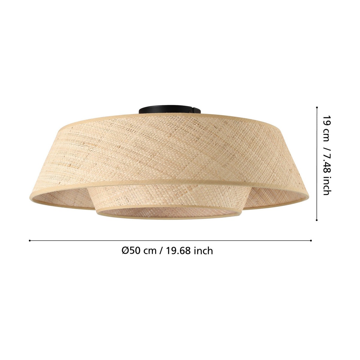 Prenvanne Ceiling Light - Black
