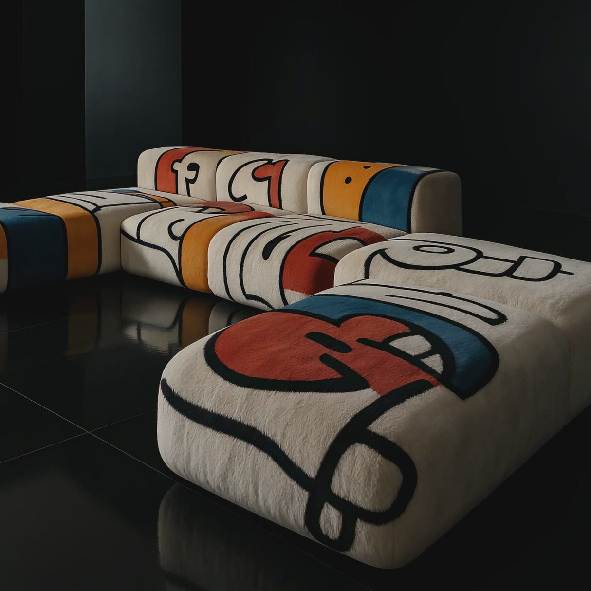 Joy Pop 6 Seater Modular Sofa