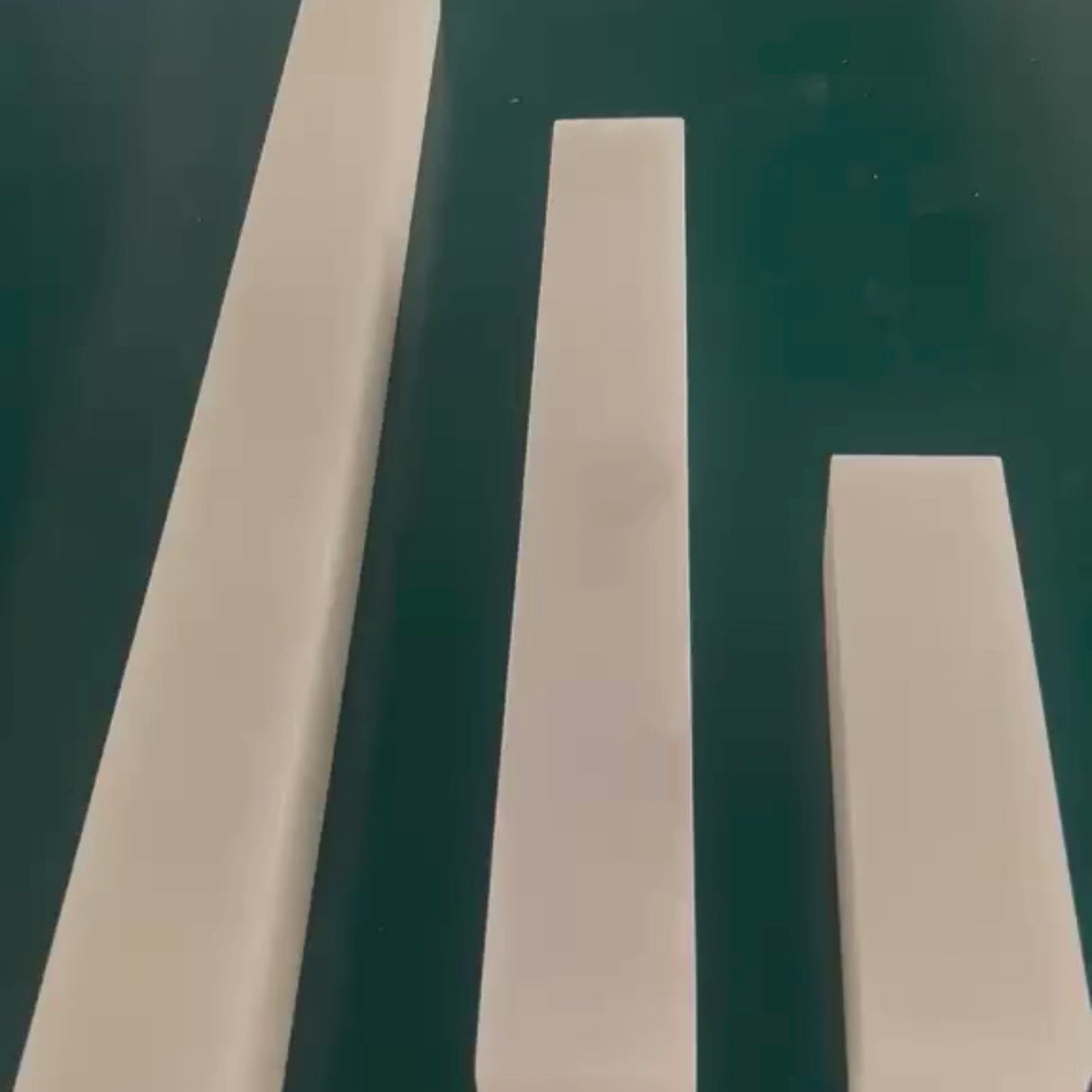 Valmera LED Slim Vertical Alabaster Wall Light - Soft White