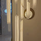 Grenoble LED 13 Light Blade Alabaster Chandelier - Brass