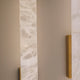 Montavo LED Alabaster Tube Wall Light - Brushed Brass