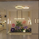 Cintura LED Small Alabaster Floating Pendant Light - Soft White
