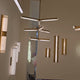 Elvaris LED Radial Alabaster Chandelier - Brushed Brass