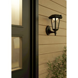 Prietta Solar Wall Light with Motion Sensor - Black