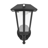 Prietta Solar Wall Light with Motion Sensor - Black