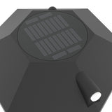 Prietta Solar Wall Light with Motion Sensor - Black