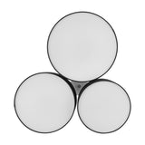 Prilmarne 3 Light Ceiling Light - Black & White