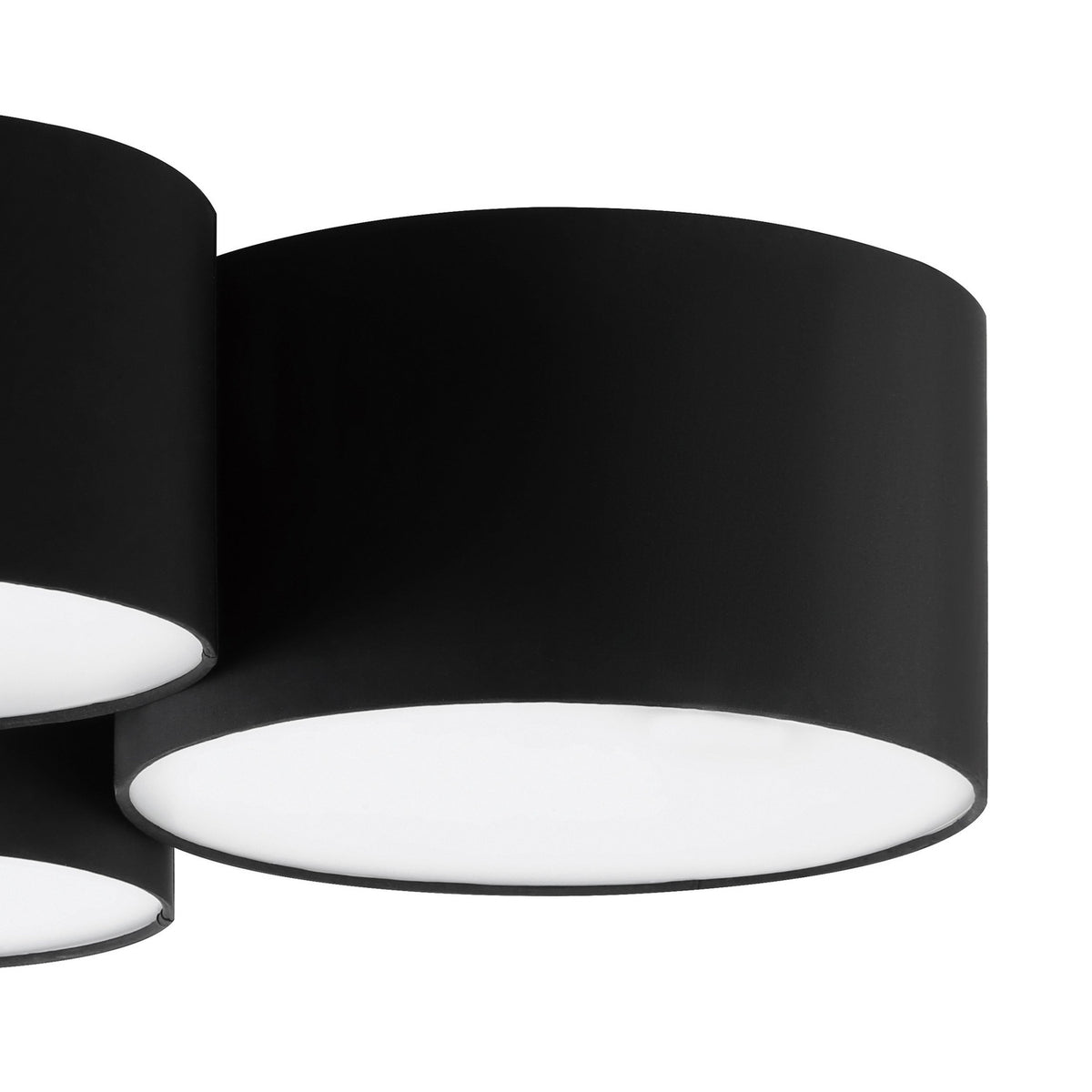 Prilmarne 3 Light Ceiling Light - Black & White