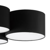 Prilmarne 3 Light Ceiling Light - Black & White