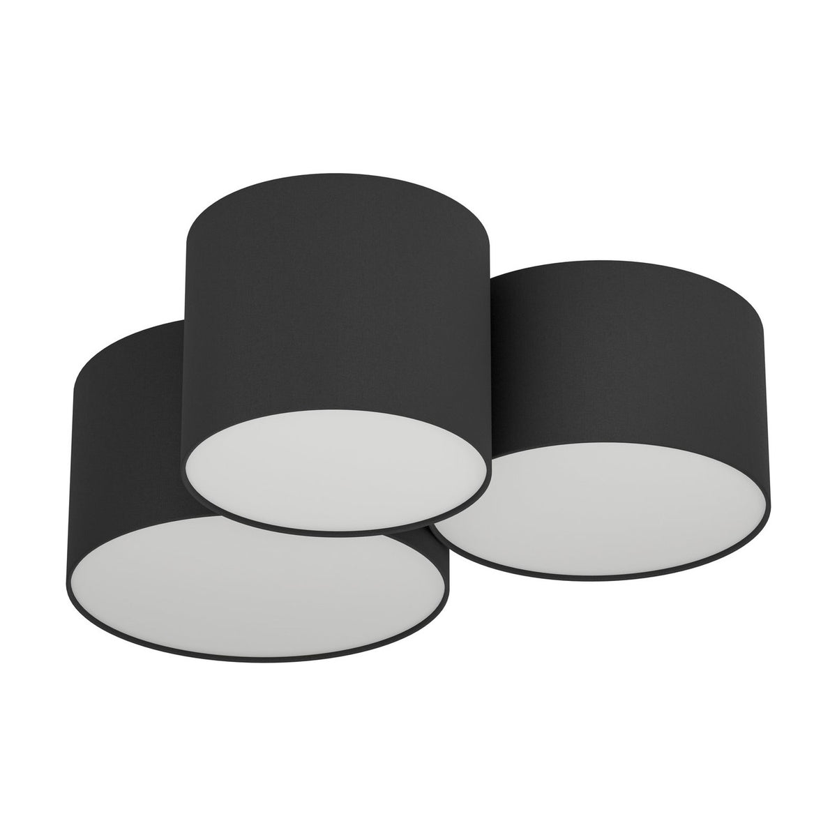 Prilmarne 3 Light Ceiling Light - Black & White