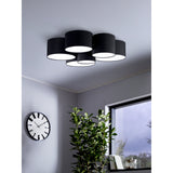 Prilmarne 6 Light Ceiling Light - Black & White