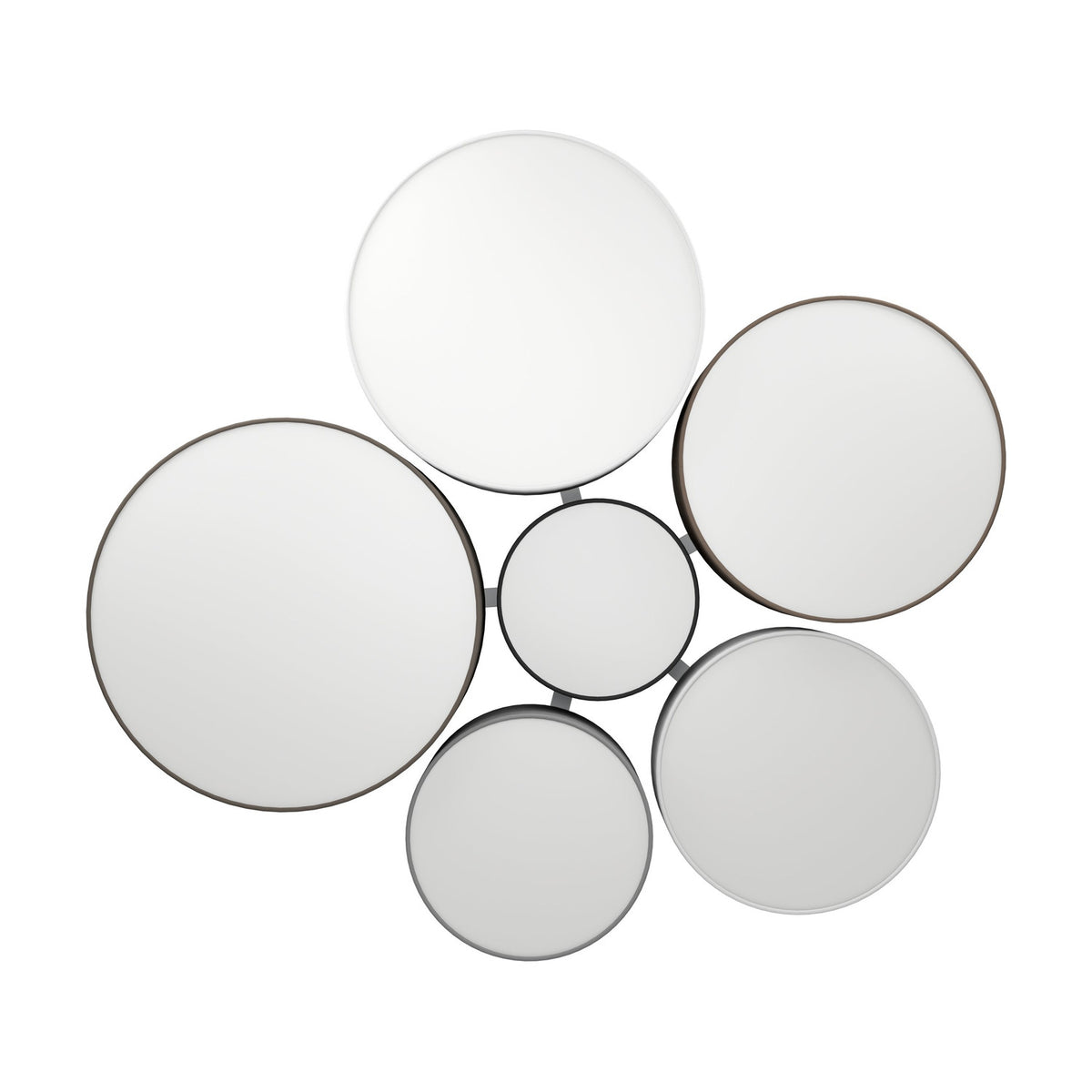 Prilmarne 6 Light Ceiling Light - White, Black & Grey