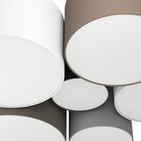 Prilmarne 6 Light Ceiling Light - White, Black & Grey