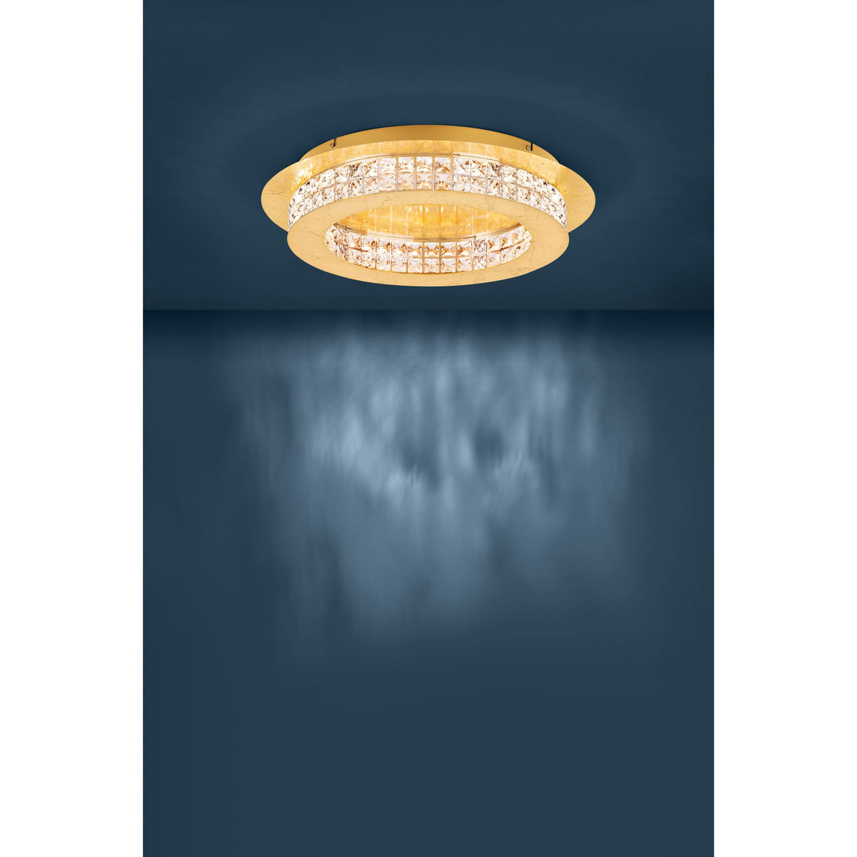 Principe LED 10 Light Flush Ceiling Light - Gold