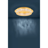 Principe LED 10 Light Flush Ceiling Light - Gold