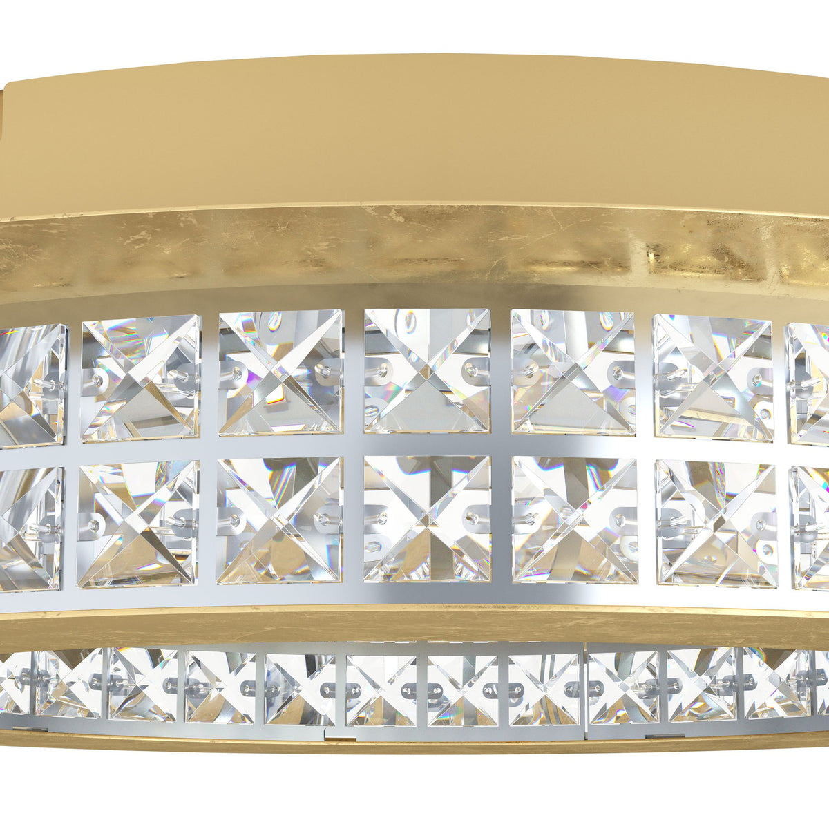 Principe LED 10 Light Flush Ceiling Light - Gold