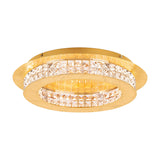 Principe LED 10 Light Flush Ceiling Light - Gold
