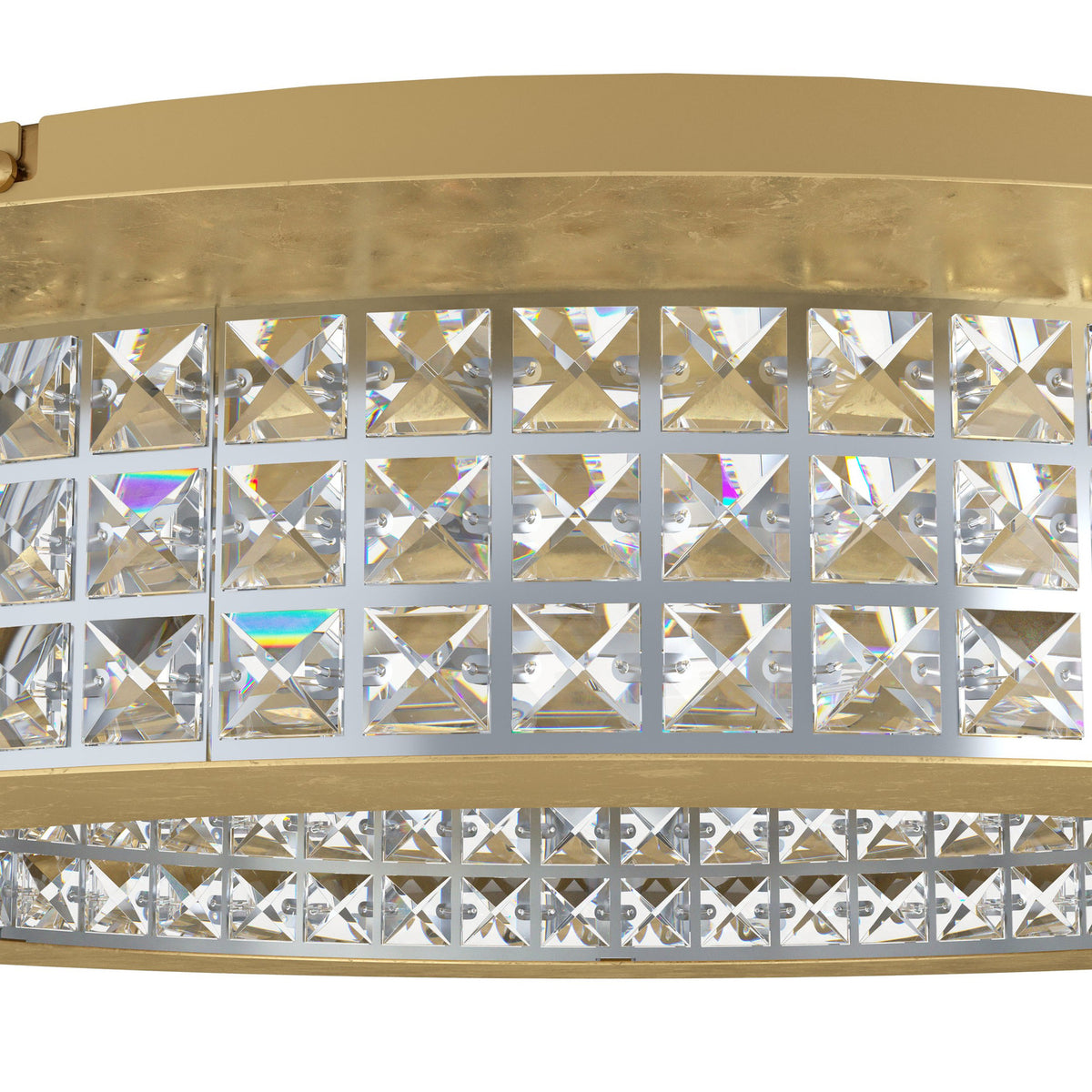 Principe LED 14 Light Flush Ceiling Light - Gold
