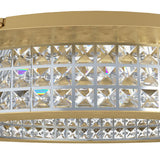 Principe LED 14 Light Flush Ceiling Light - Gold
