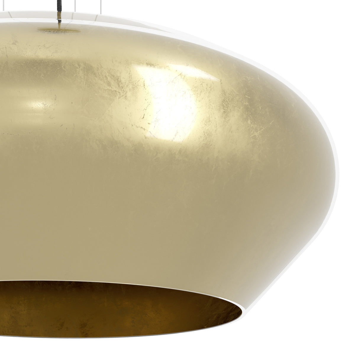 Priorat Glass 3 Light Pendant - Black