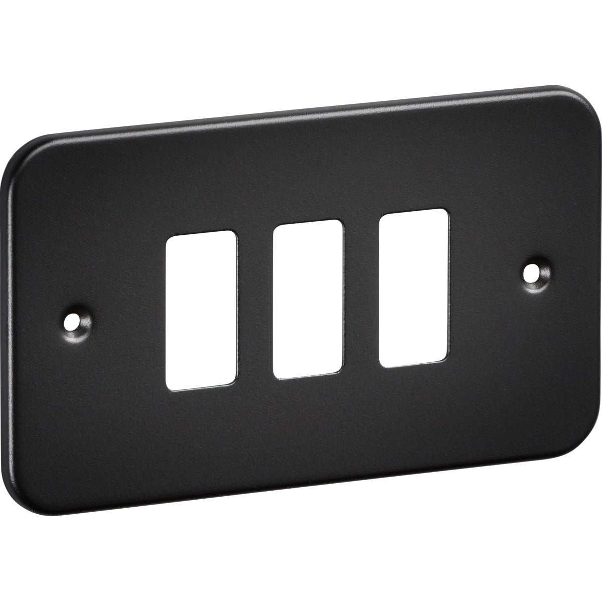 3G Grid Faceplate - Metalclad Textured Black