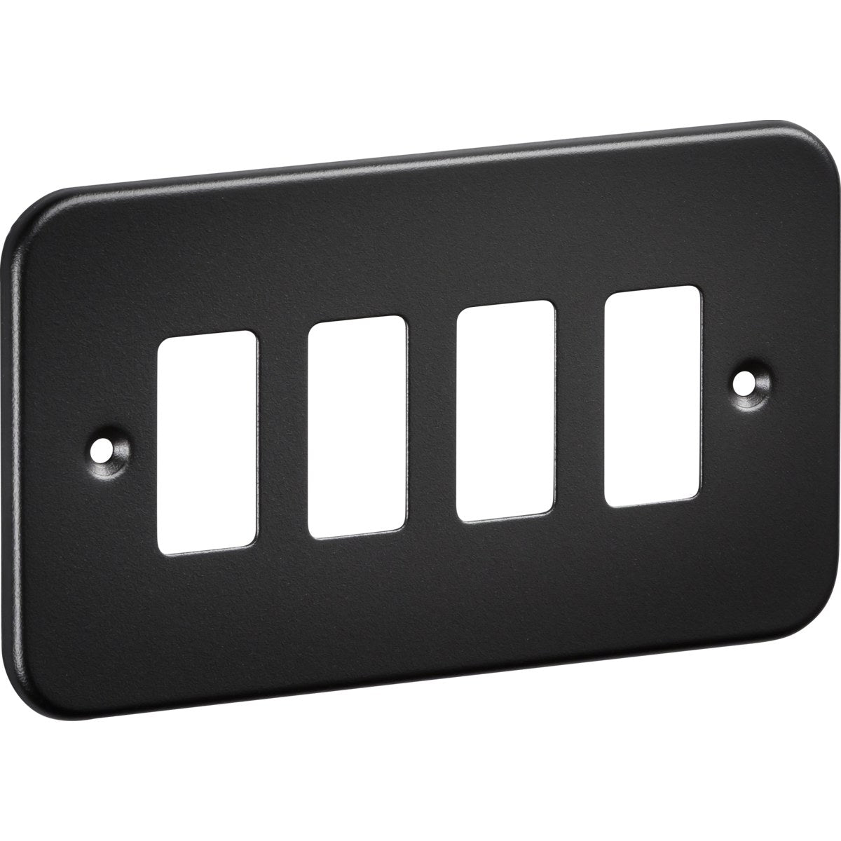 4G Grid Faceplate - Metalclad Textured Black