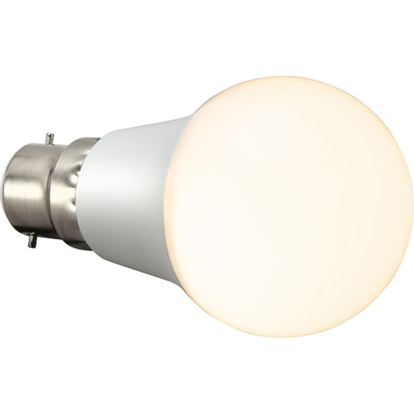 8W B22 LED Bulb 3000K - White