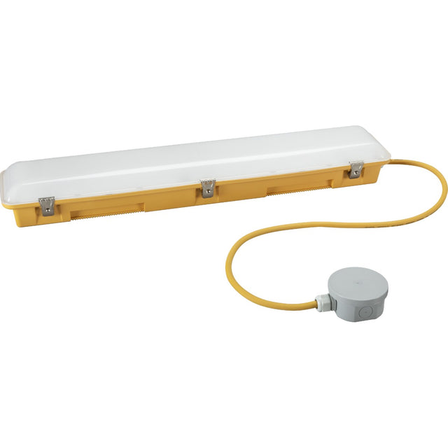 HELIX ONE 2FT 22W IP66 Weatherproof LED Batten - Yellow