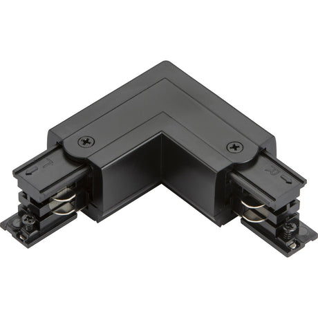 K-Line 3 Circuit Track Left L-Connector - Black