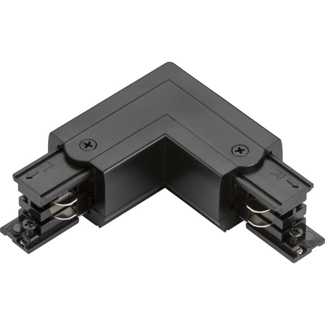 K-Line 3 Circuit Track Left L-Connector - Black