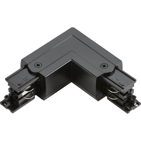 K-Line 3 Circuit Track Right L-Connector - Black