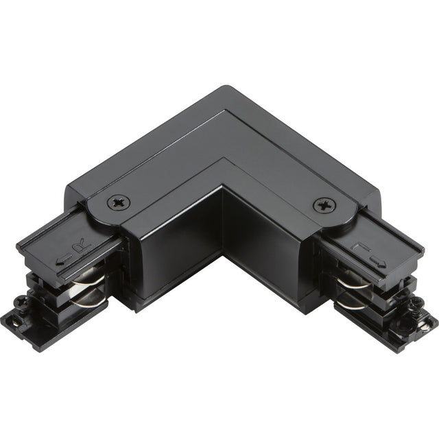 K-Line 3 Circuit Track Right L-Connector - Black