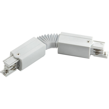 K-Line 3 Circuit Track Flexible Connector - White