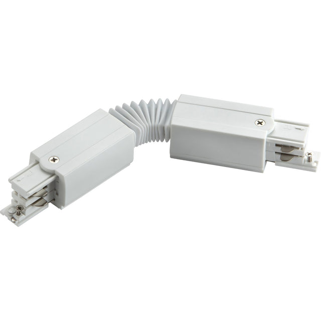 K-Line 3 Circuit Track Flexible Connector - White