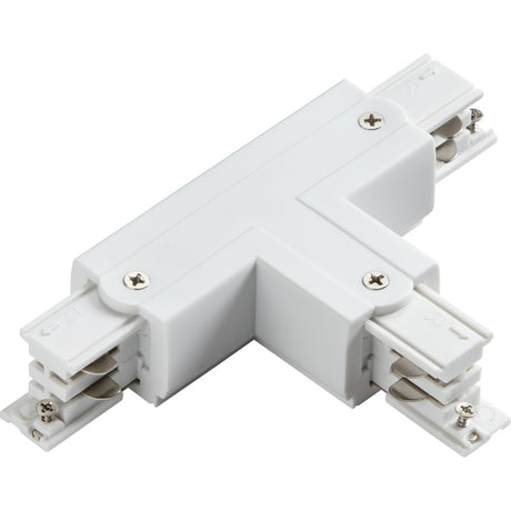 K-Line 3 Circuit Track Left T-Connector - White