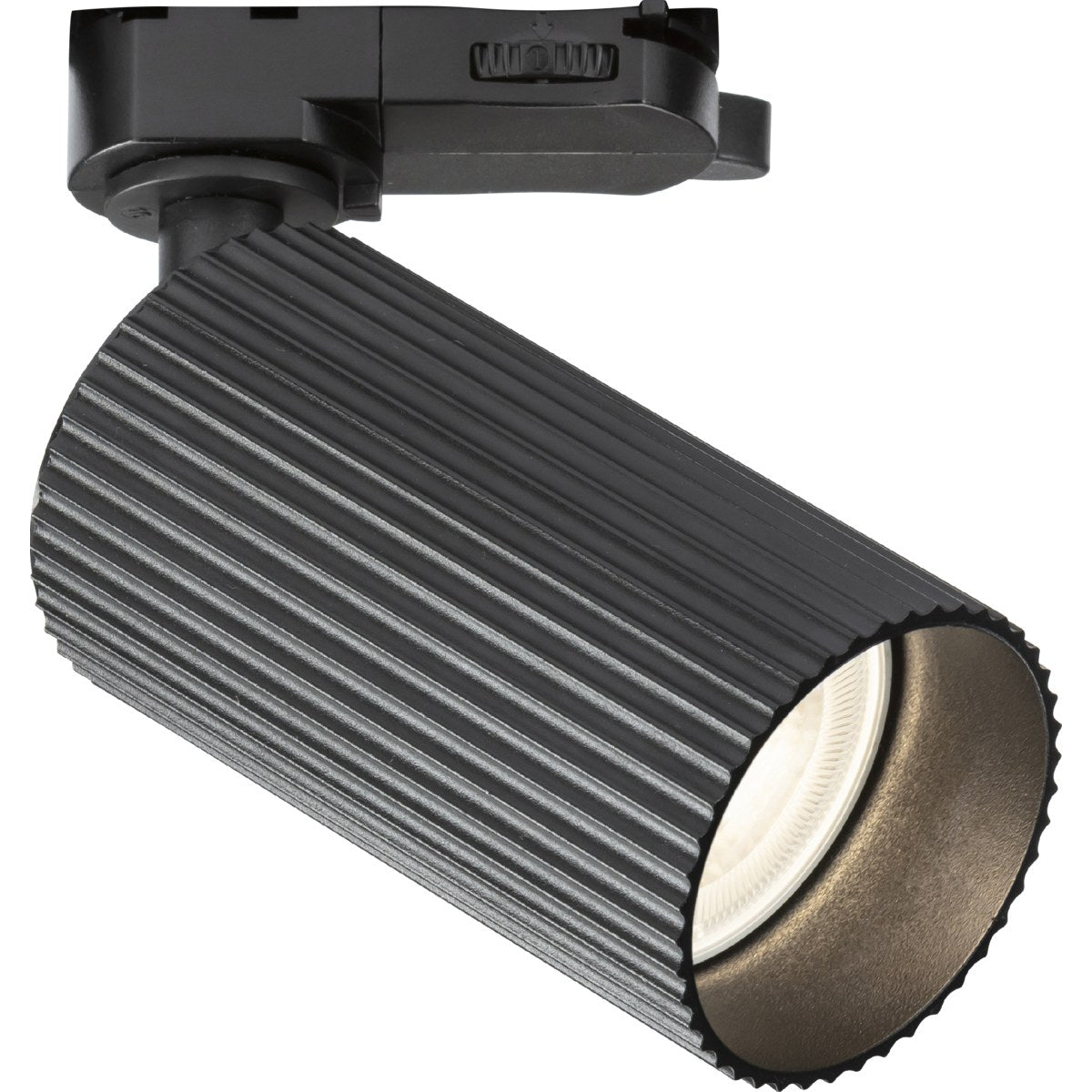 LYNX 3 Circuit Track IP20 GU10 Single Textured Spotlight - Matt Black